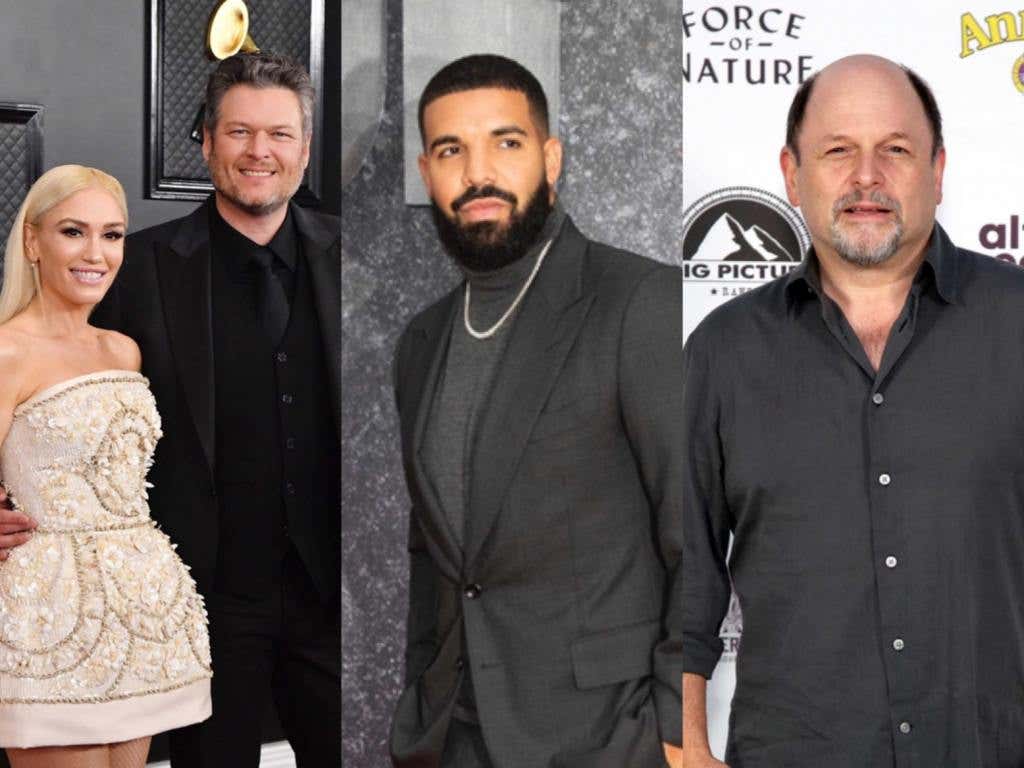 Gwen Stefani, Blake Shelton, Drake and Jason Alexander