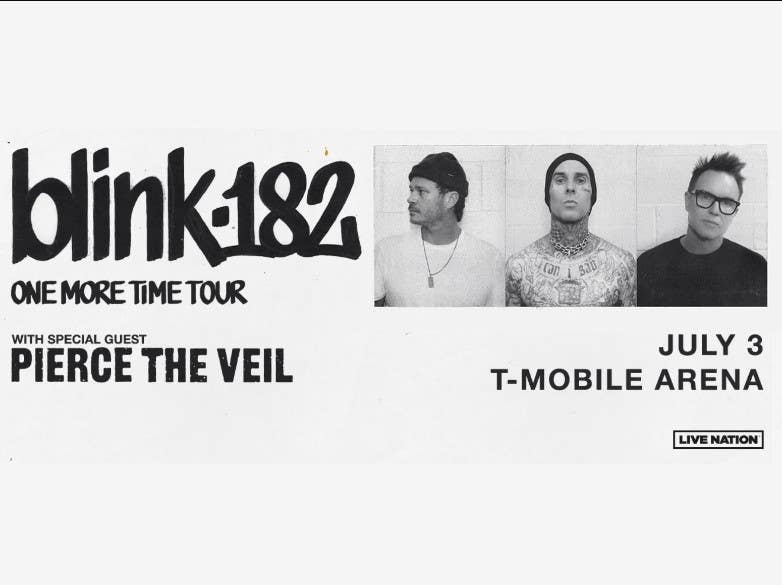 Blink 182 &#8216;One More Time&#8217; Tour At T-Mobile Arena