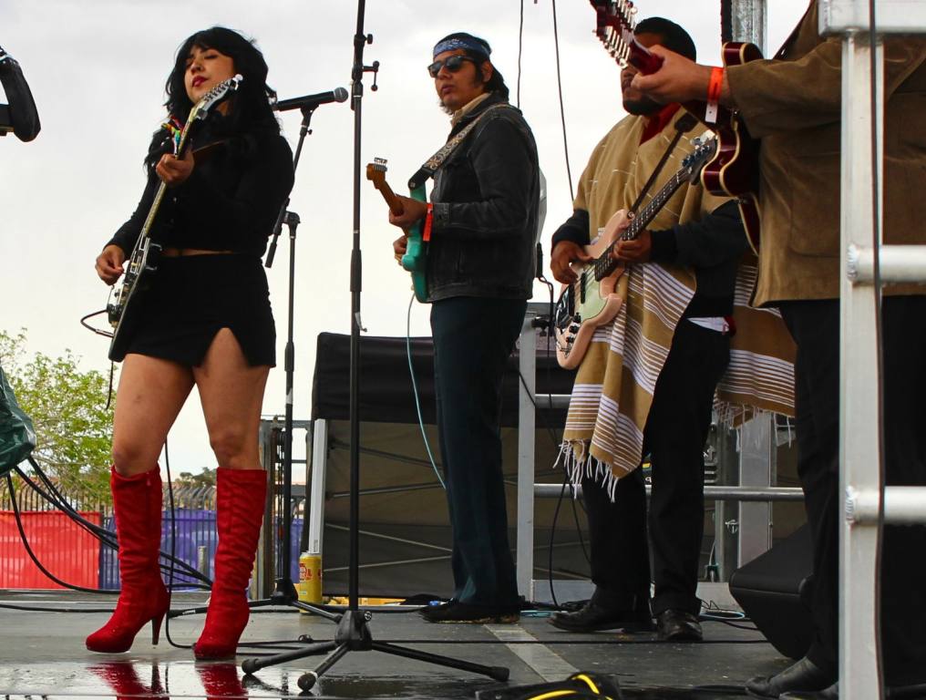 The McCharmlys band performing