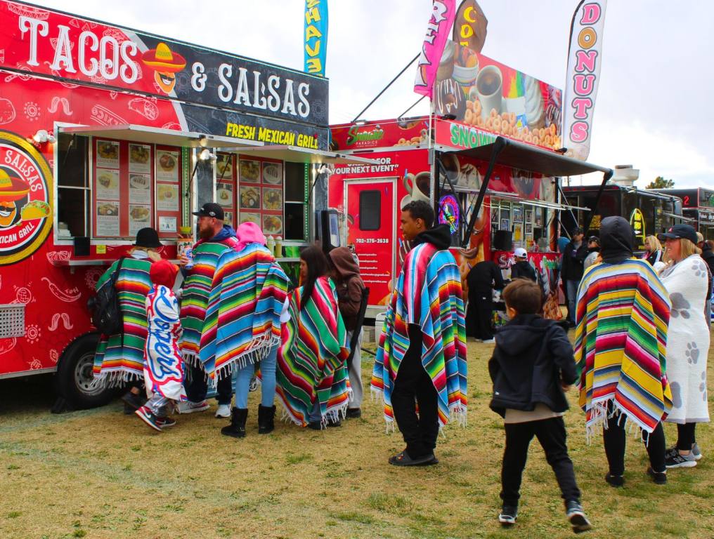 Colorful Ponchos In The Rain Are Beautiful