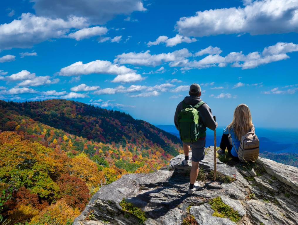 People hiking