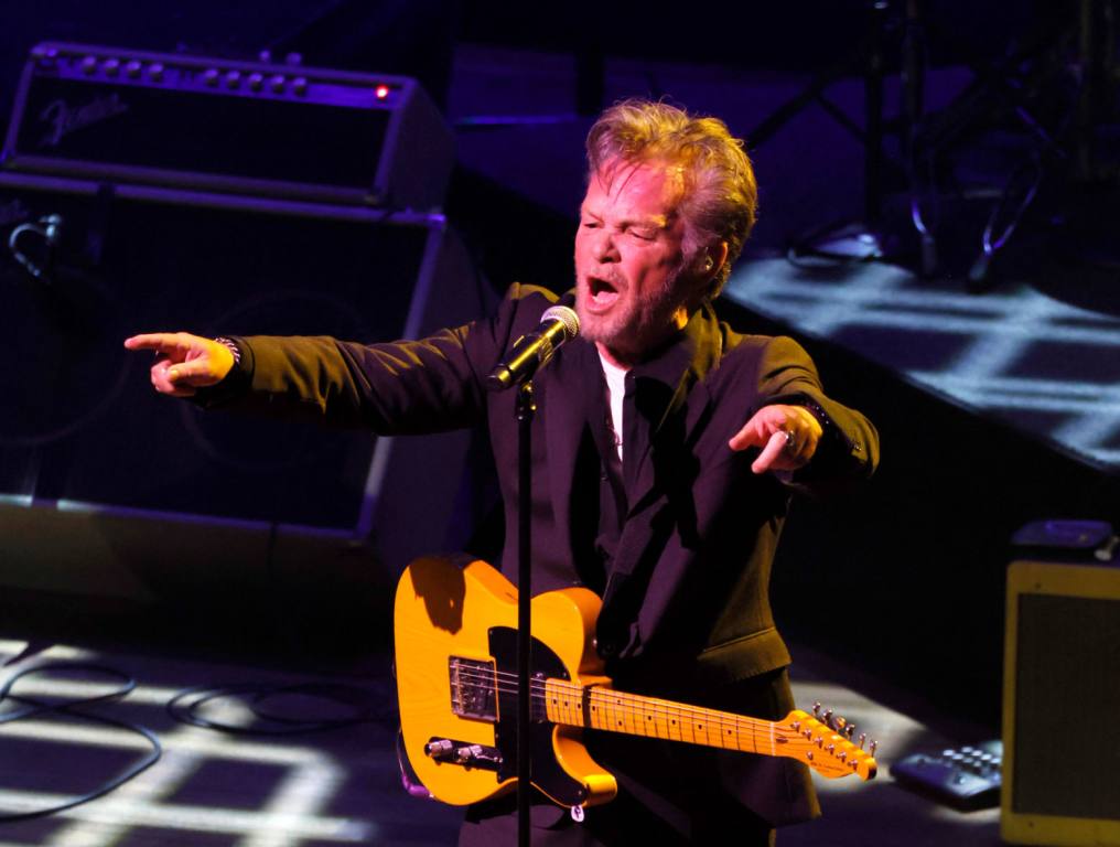 John Mellencamp performs at the Ryman Auditorium on May 08, 2023 in Nashville, Tennessee.