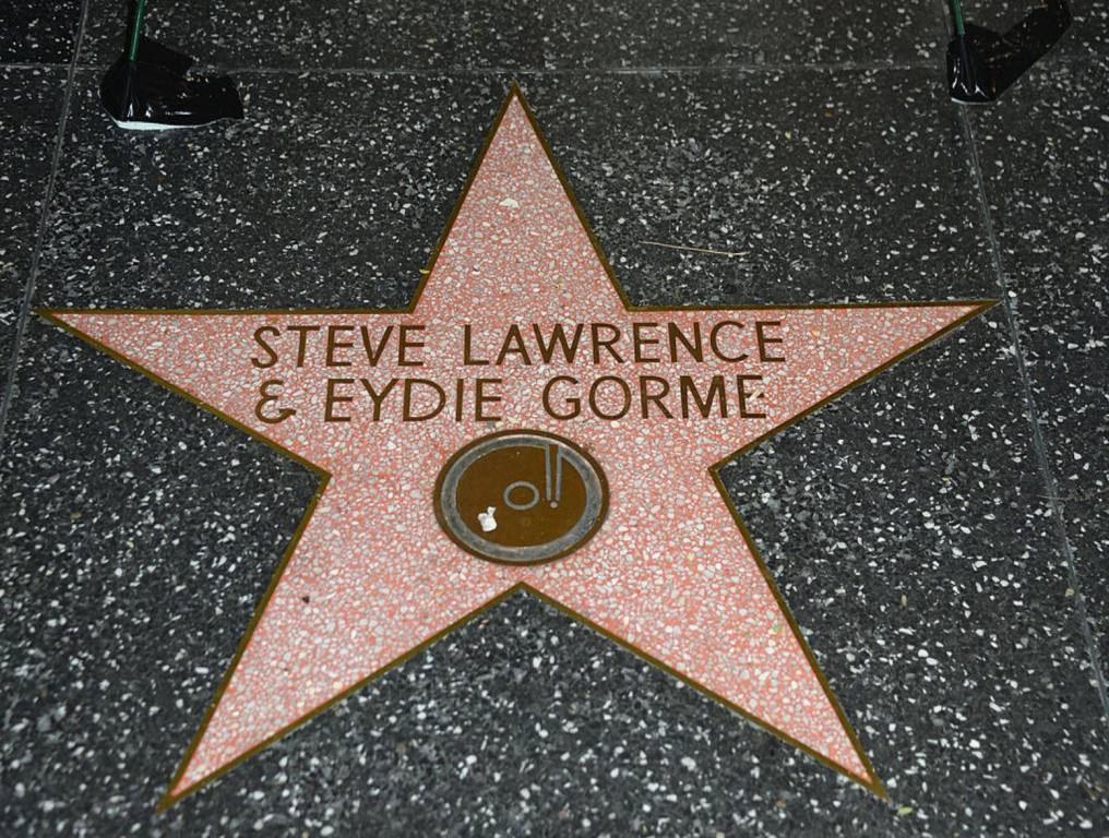 Steve Lawrence and Eydie Gorme Hollywood Walk of Fame Star