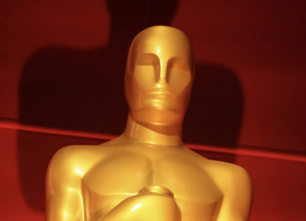 Oscar statuette is seen at the 2024 Oscars.