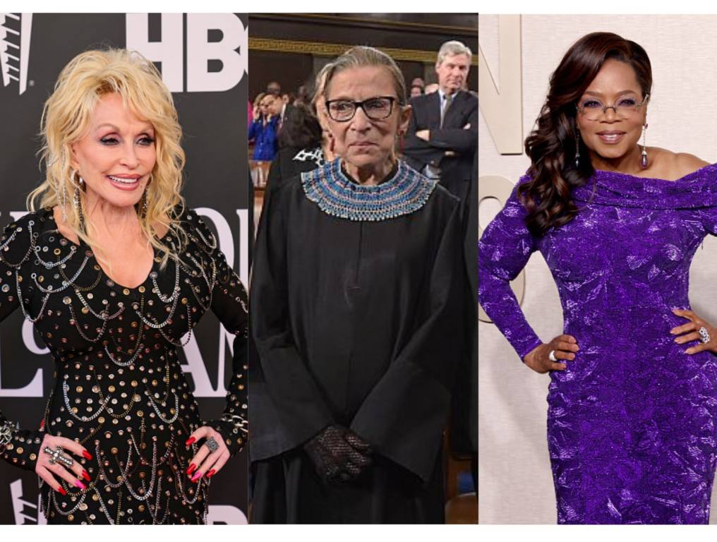 Dolly Parton, Ruth Bader Ginsburg, Oprah Winfrey; it's Women's History Month!