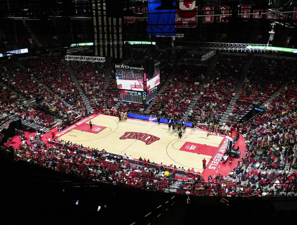 UNLV Runnin' Rebel Basketball at The Thomas and Mack.