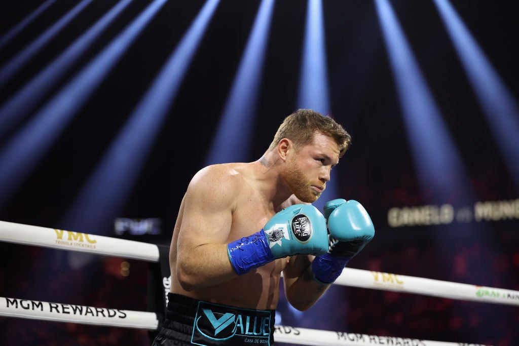 Canelo Alvarez fights Jaime Munguia during their undisputed super middleweight championship fight at T-Mobile Arena on May 04, 2024 in Las Vegas, Nevada. Alvarez retained his titles in a unanimous decision. It's pretty rare for a champion boxer to give up their title, but that's what's likely going to happen with Canelo Alvarez. The hugely popular boxer and undisputed super middleweight champion is getting ready to turn in his crown.