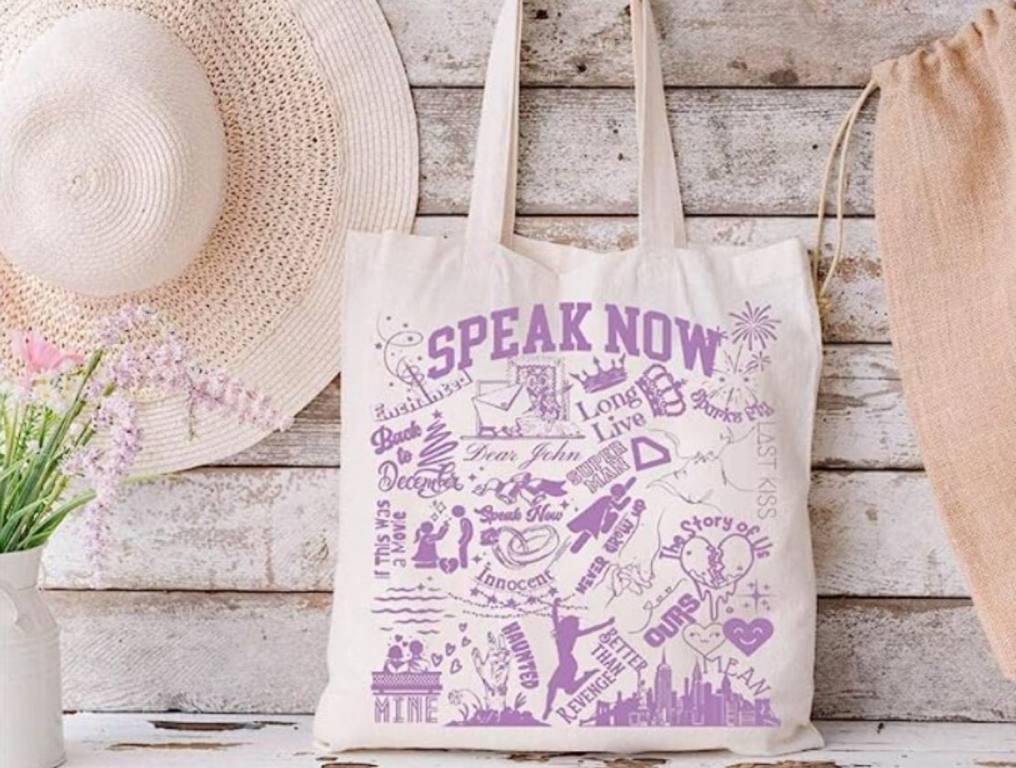 speak now taylor swift tote