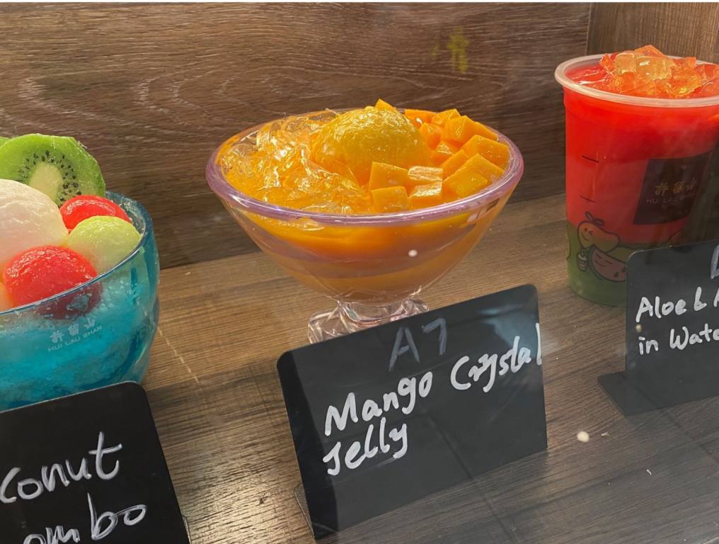 Mango Crystal Jelly Dessert