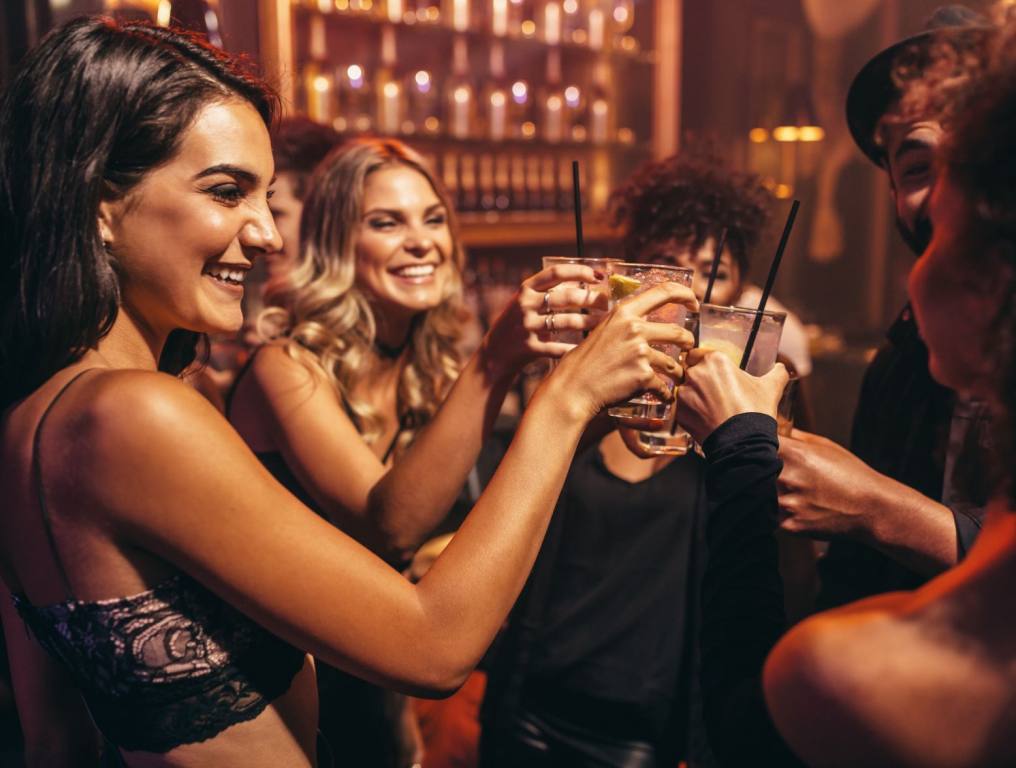 A group of young ladies drinking at the bar. If you're looking to get your drink on, these are choice spots that you need to check out, according to the experts at Esquire, and two Nevada bars and hotspots are on the list.