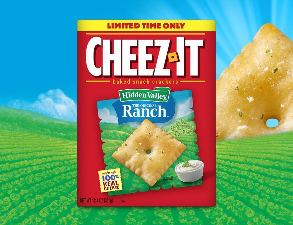 Cheezy ranch fans rejoice! The Cheez-It® x Hidden Valley® Ranch collab is finally here in cracker form.