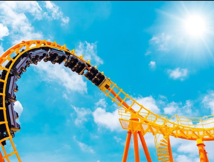 A rollercoaster in an unknown theme park. This article is about why we need theme parks in Las Vegas