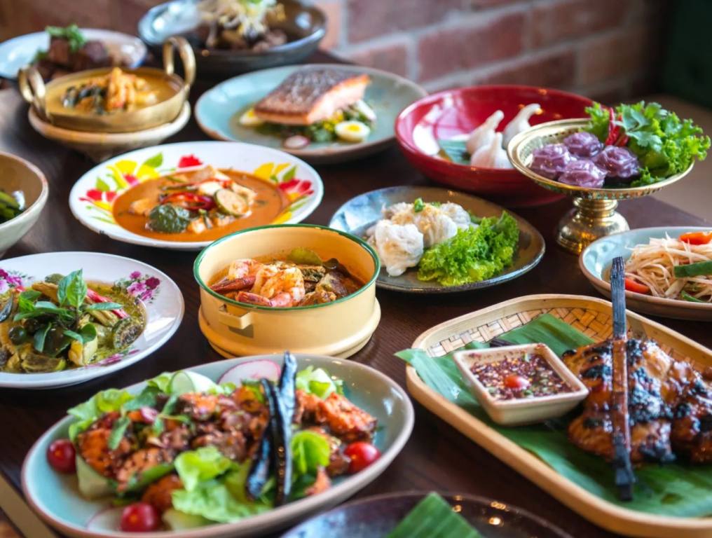 Thai food spread. Here is some amazing Thai Food in Las Vegas,