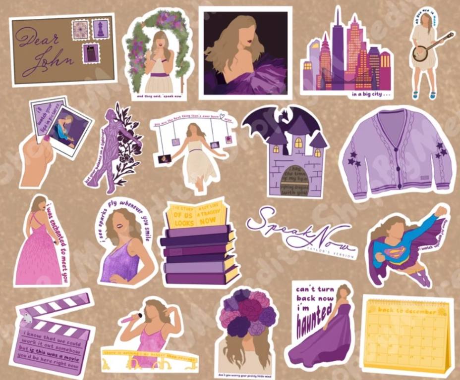 taylor swift speak now sticker pack