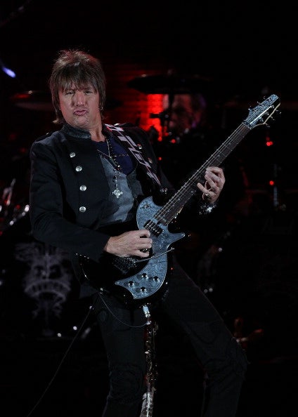 Richie Sambora of Bon Jovi performs on stage at Etihad Stadium on December 11, 2010 in Melbourne, Australia.