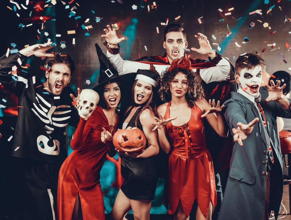 Halloween party with adults. What are some creative and unique Halloween party ideas and activities for adults?