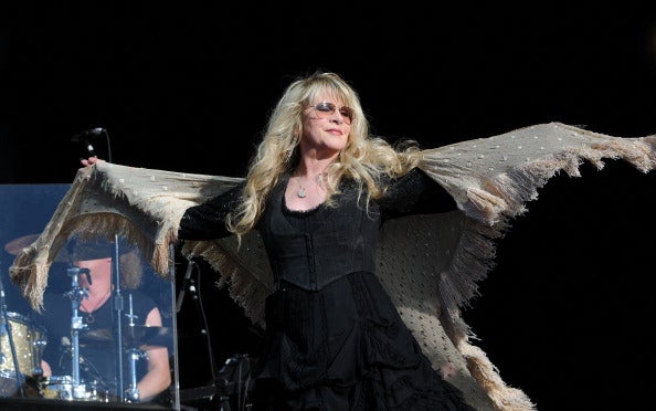 Stevie Nicks performs live on stage during the third day of the 'Hard Rock Calling' music festival at Hyde Park on June 26, 2011 in central London, England.