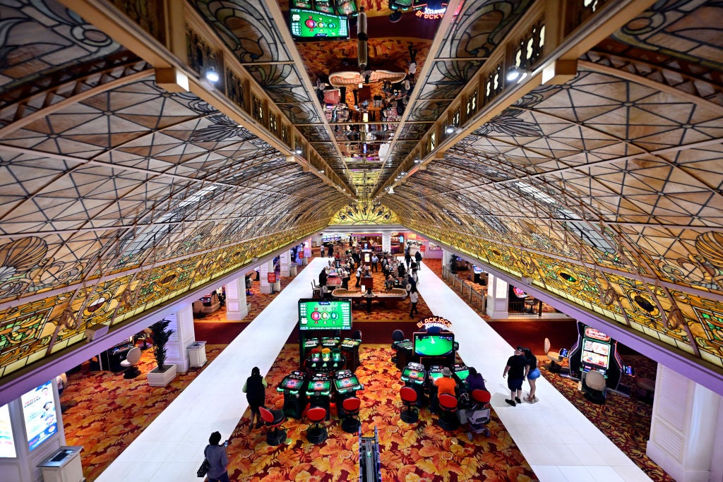 The roof of the Tropicana