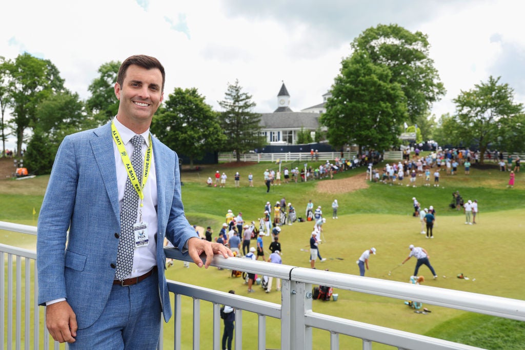 ESPN's Jeff Darlington at the 2024 PGA Championship. ESPN's Jeff Darlington Finds Iguana Responsible For Clogging Toilet