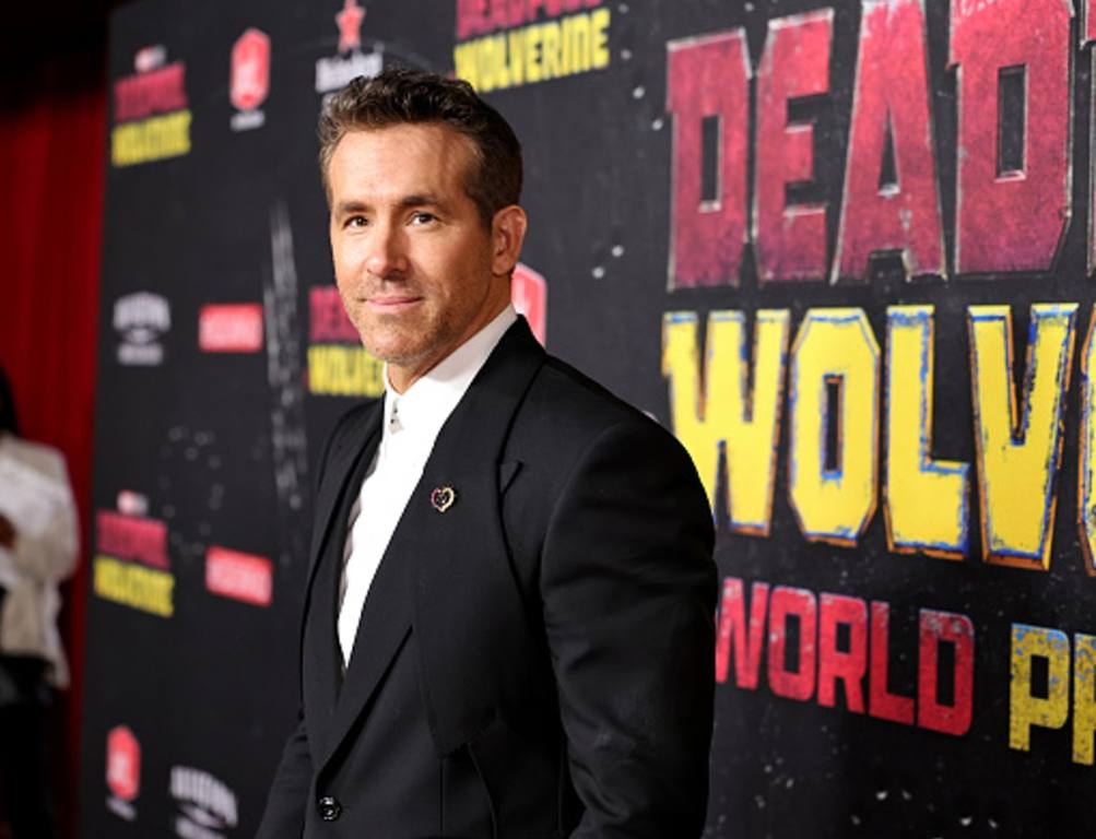 Ryan Reynolds attends the Deadpool & Wolverine World Premiere at the David H. Koch Theater on July 22, 2024 in New York City