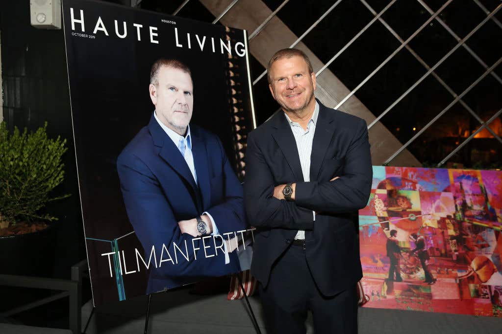 NEW YORK, NEW YORK - SEPTEMBER 18: Tilman Fertitta attends as Haute Living and Louis XIII celebrate Tilman Fertitta cover and book release on September 18, 2019 in New York City.