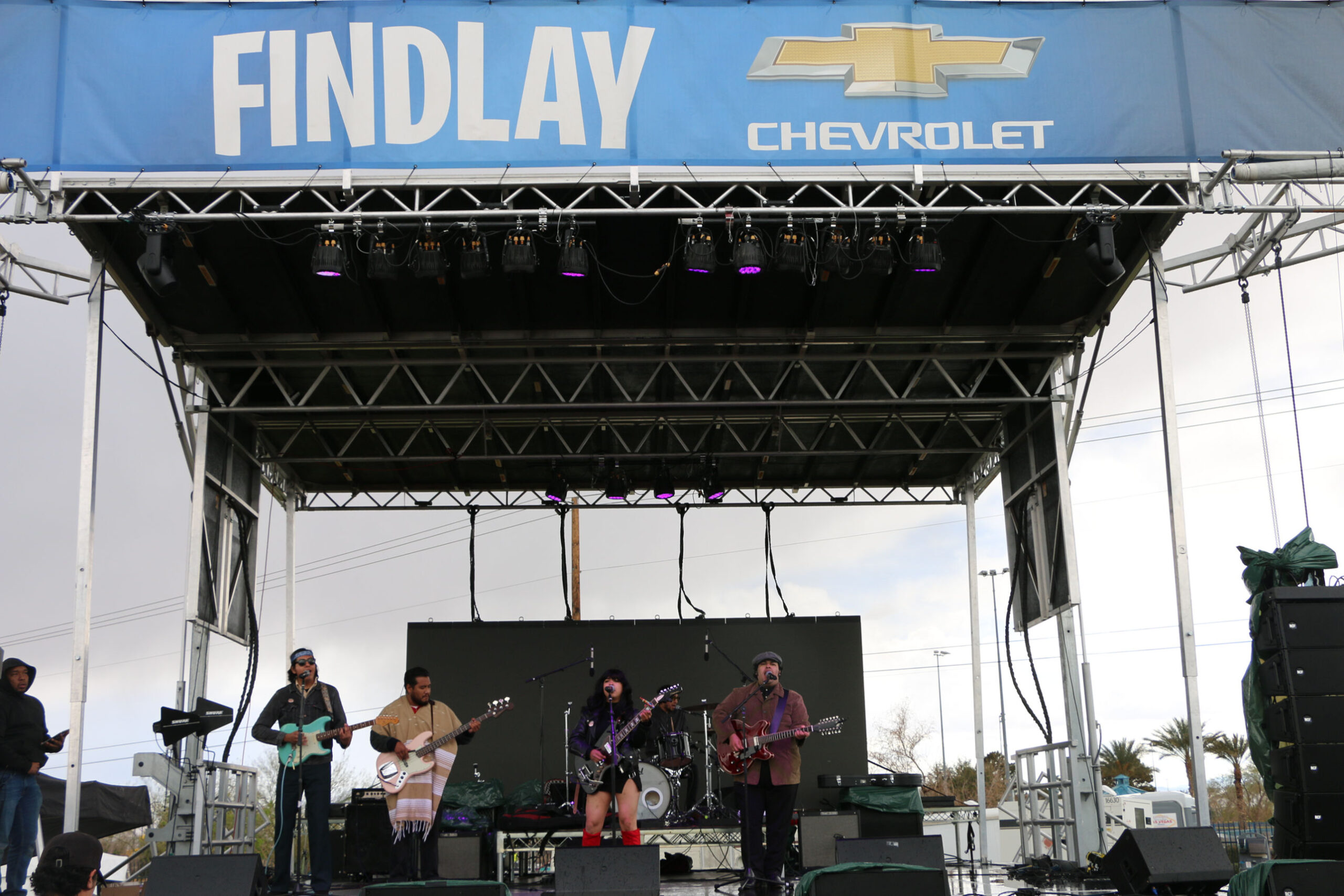 The McChramlys perform on stage at Tacos and Tamales Fest. 