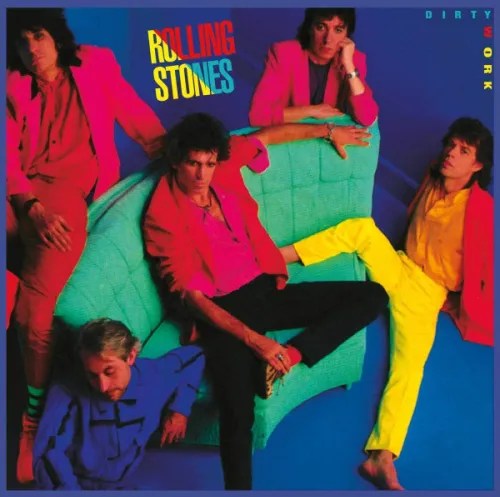 Cover of the Rolling Stones album 'Dirty Work.'